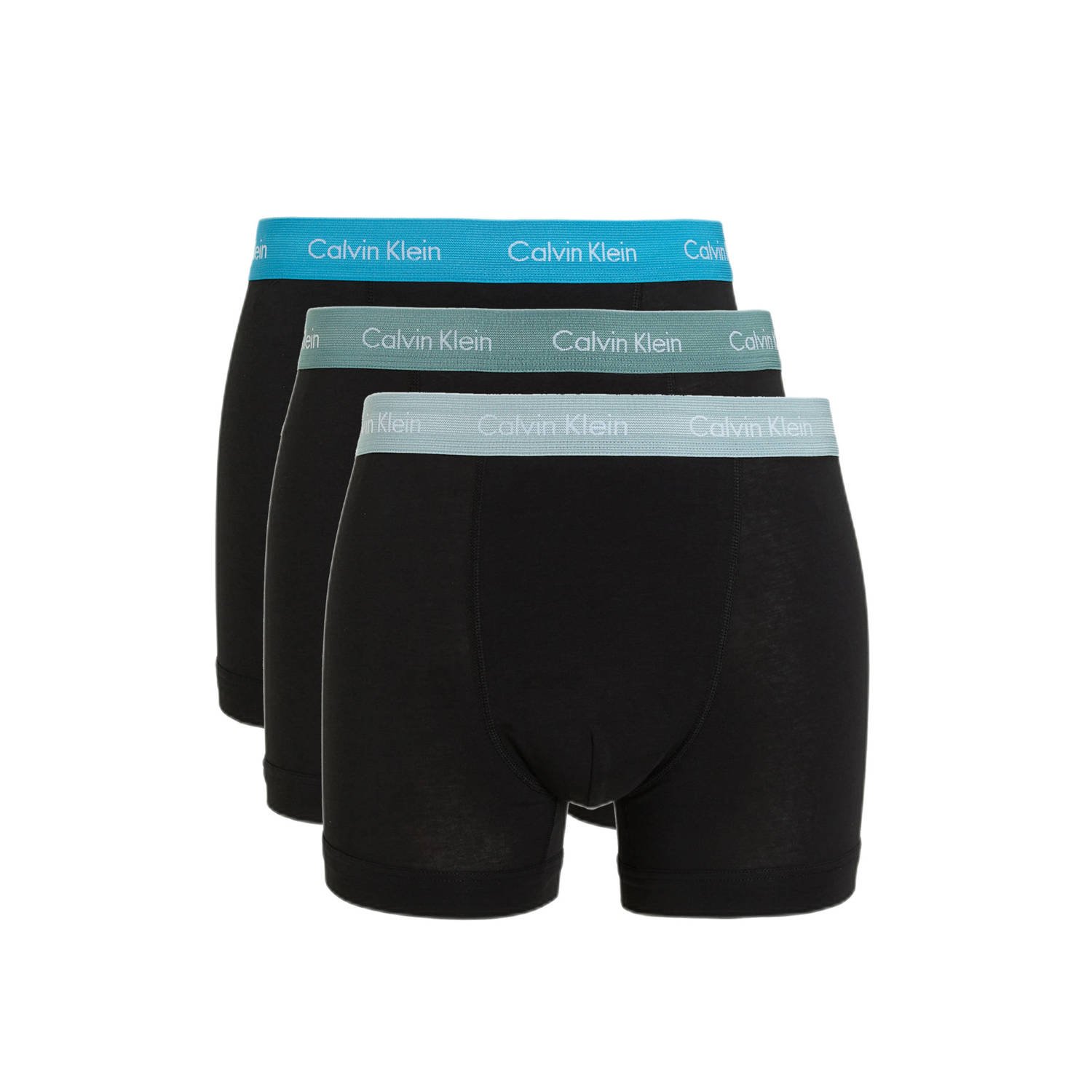 Calvin Klein Underwear Boxershort met band met label in een set van 3 stuks