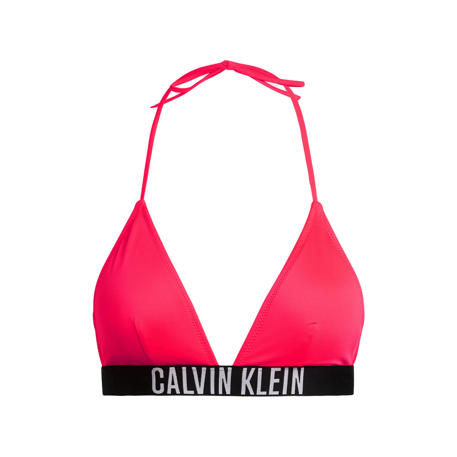 Calvin Klein voorgevormde triangel bikinitop rood