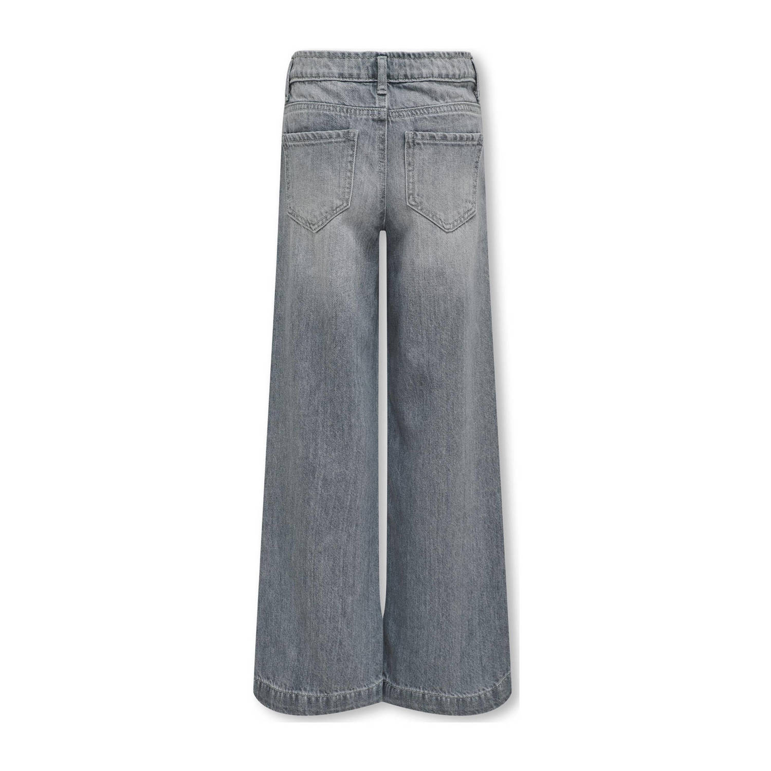 ONLY KIDS GIRL wide leg jeans medium grey denim