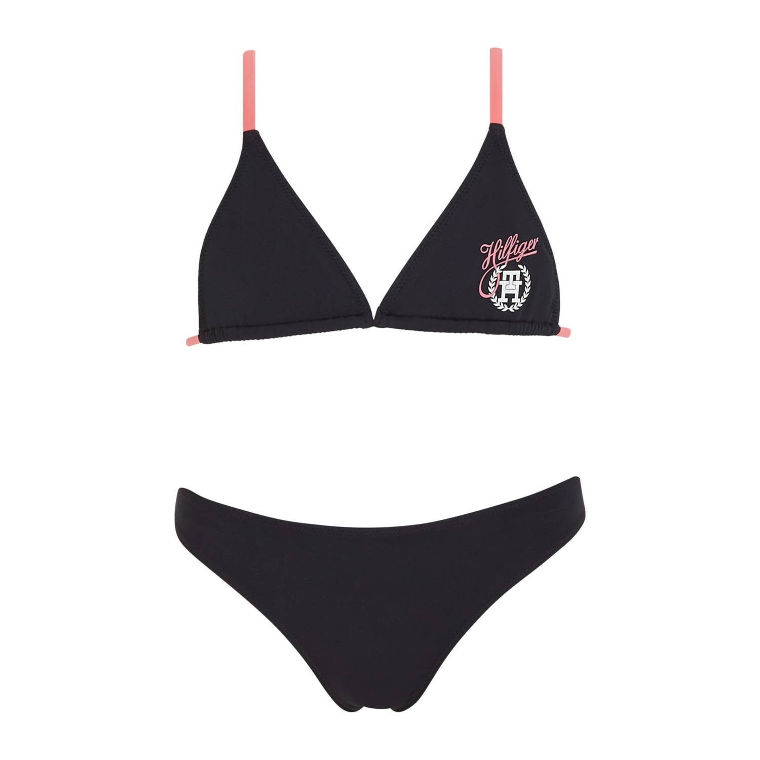 Tommy Hilfiger triangel bikini zwart