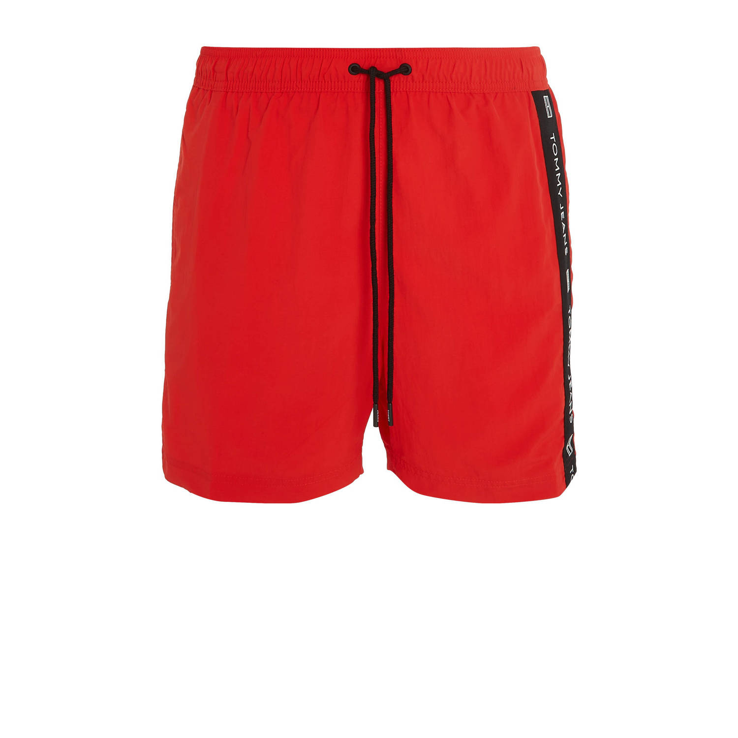 Tommy Hilfiger Storm-FIT Medium Drawstring Side Tape Swimsuit Red Heren