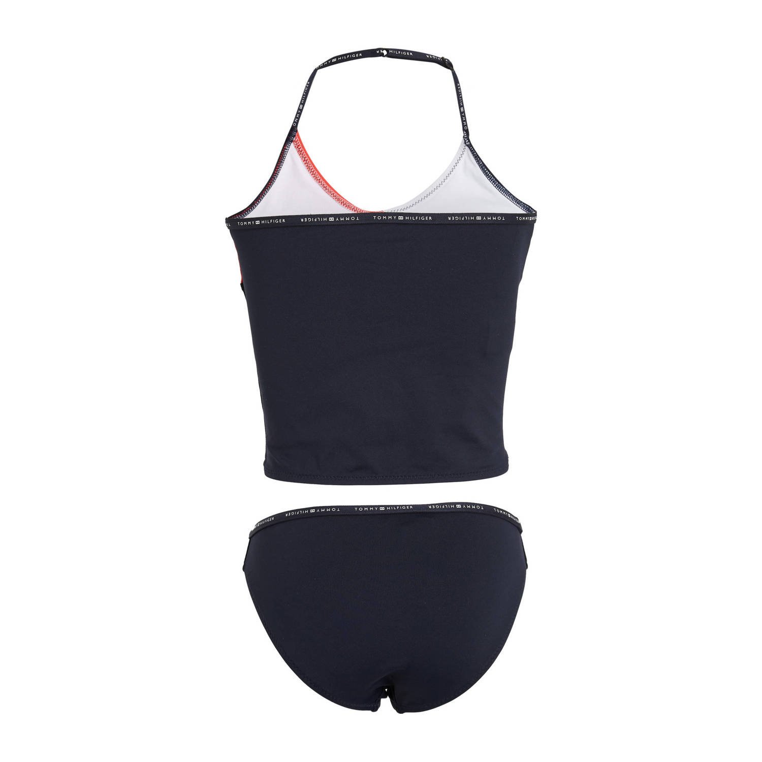 Tommy Hilfiger tankini donkerblauw rood wit