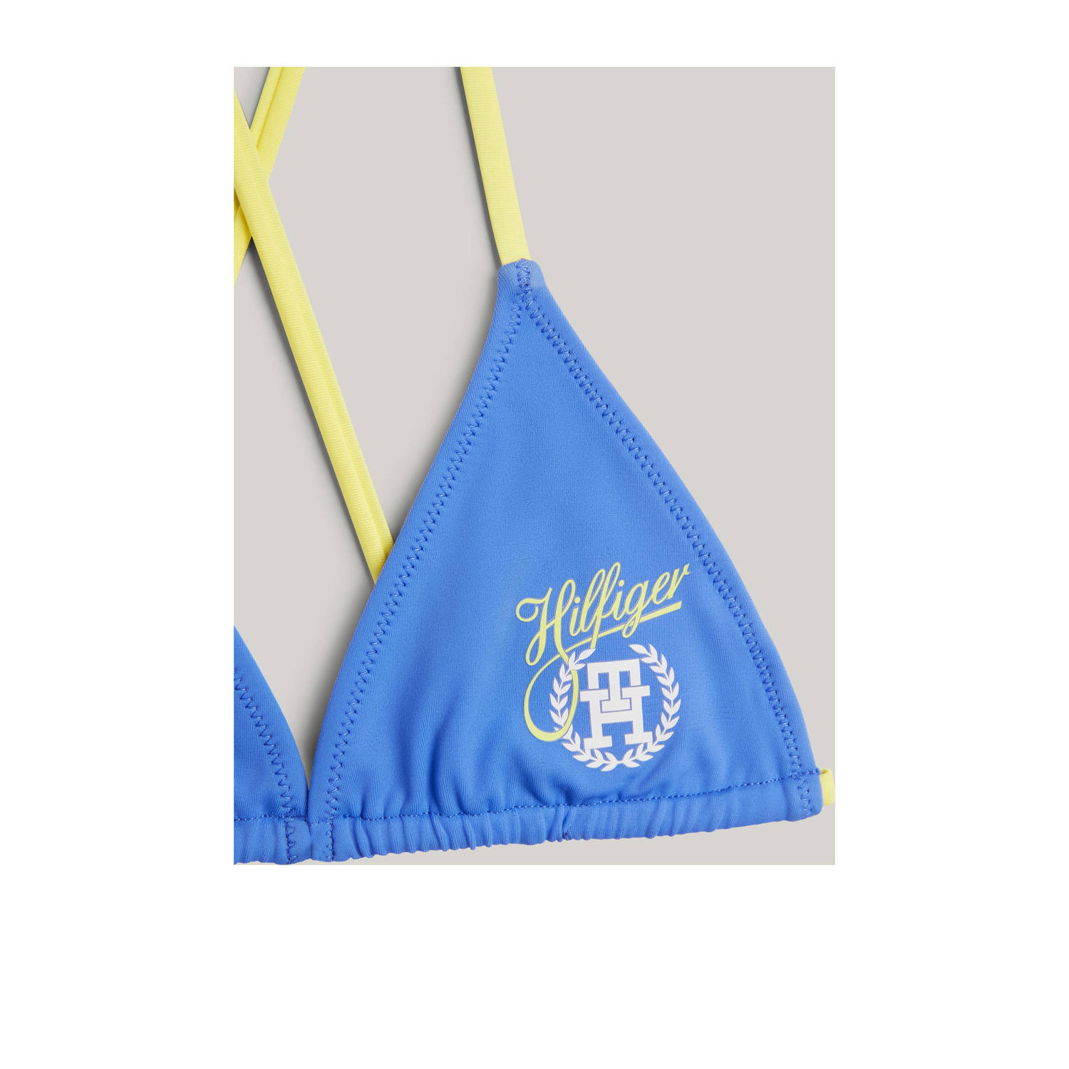 Tommy Hilfiger triangel bikini blauw