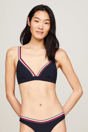 triangel bikinitop donkerblauw