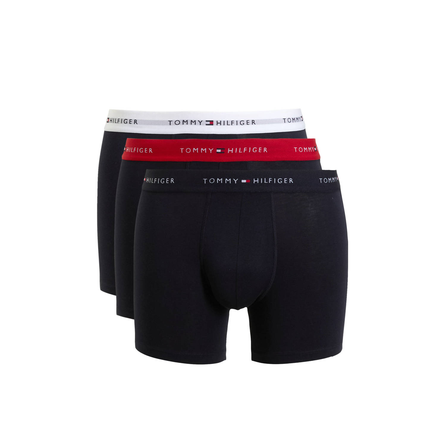 Tommy Hilfiger Boxershort met elastische band in een set van 3 stuks