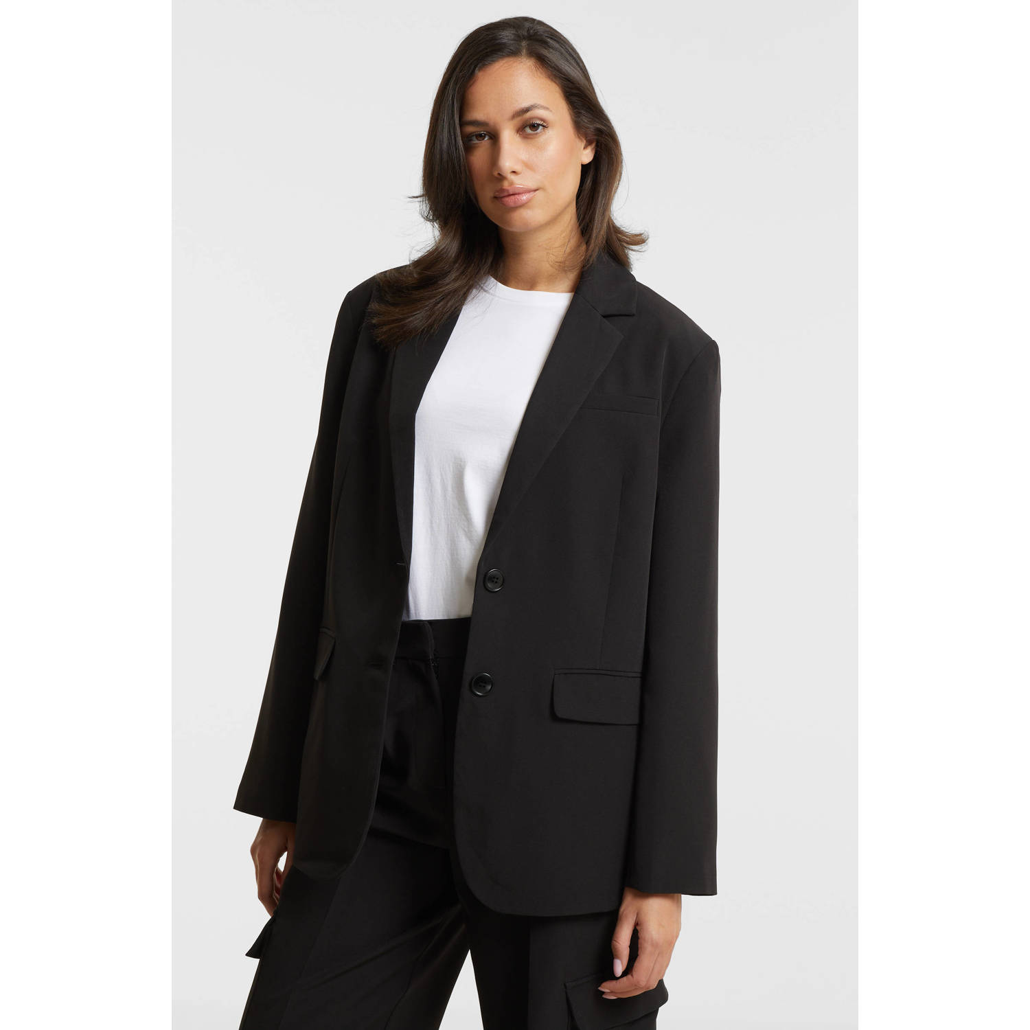 anytime oversized blazer zwart