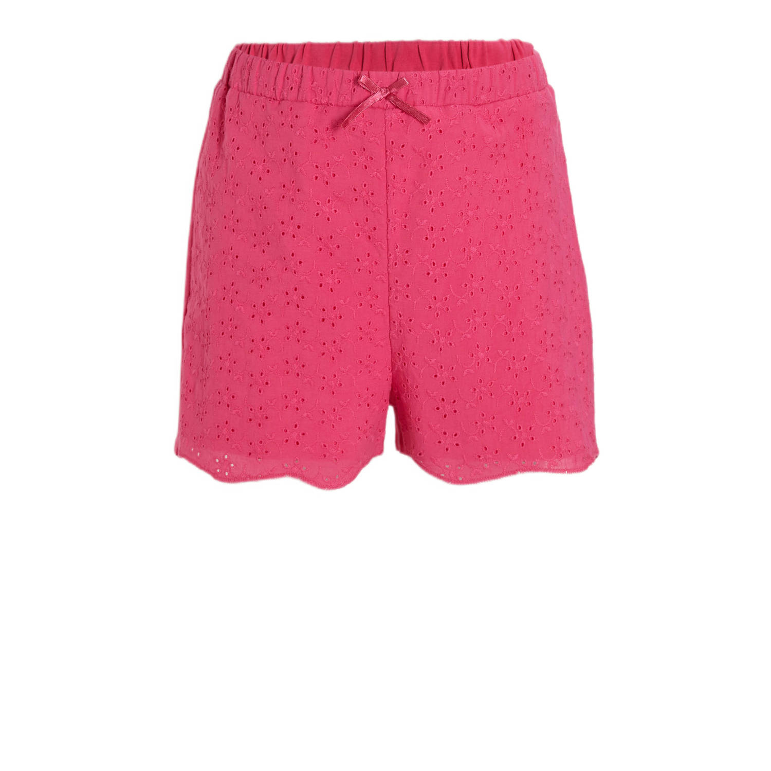 Anytime broderie short roze Korte broek Meisjes Polyester Effen 110 116