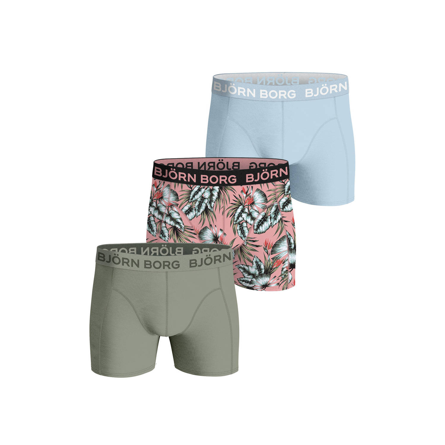 Bjorn Borg Björn Borg Boxershorts 3-Pack Multicolour