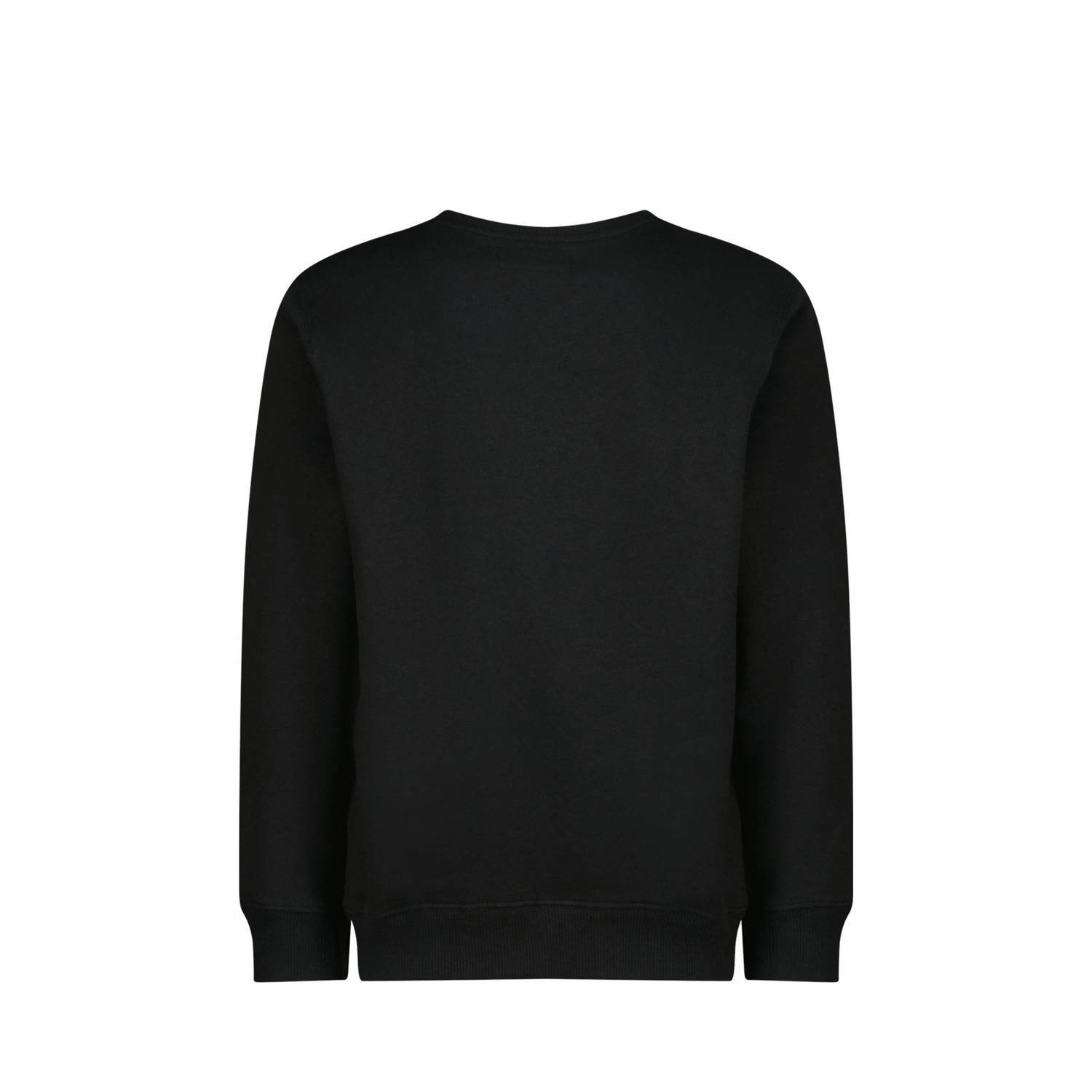 Raizzed sweater Monroe met printopdruk zwart