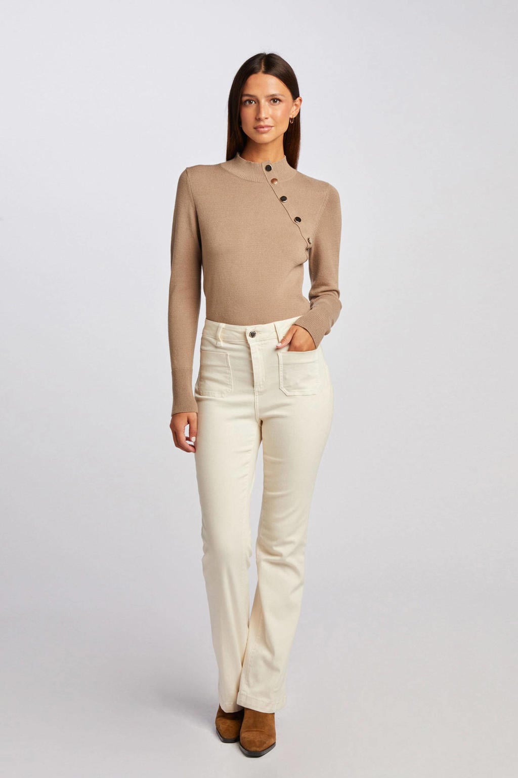Morgan top taupe