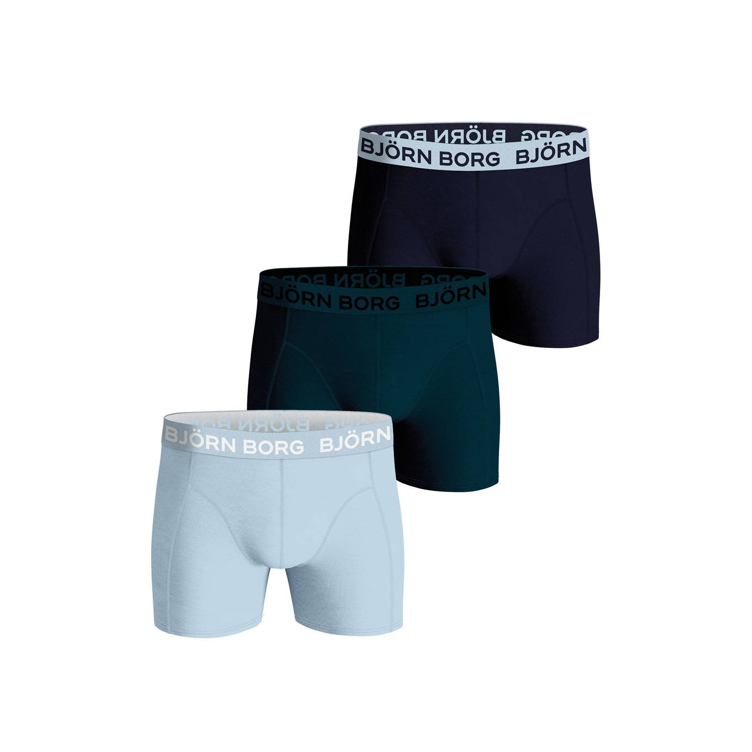 Bjorn Borg Björn Borg Cotton Stretch Boxershorts Heren (3-pack)