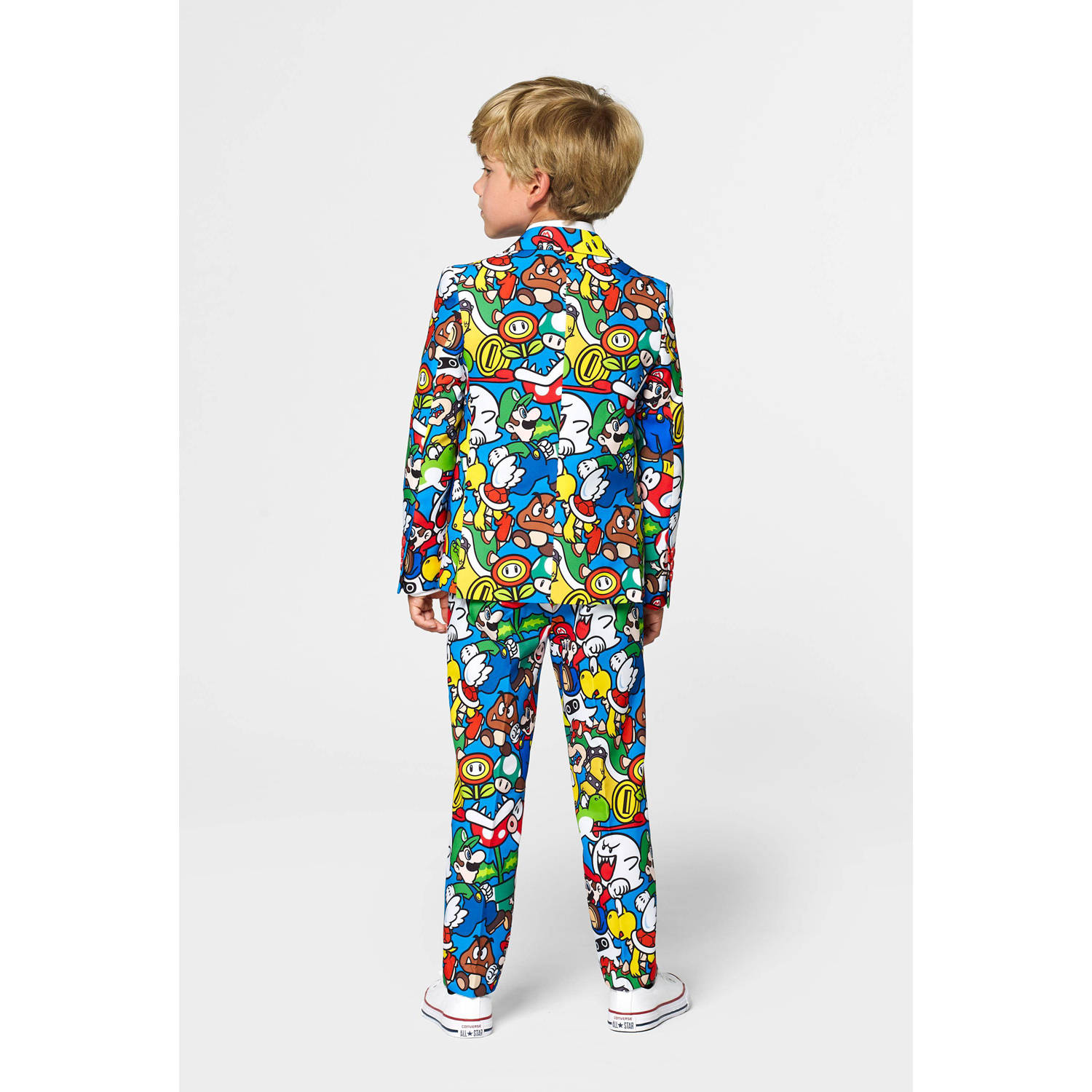 OppoSuits kostuum Super Mario™ met all over print multi