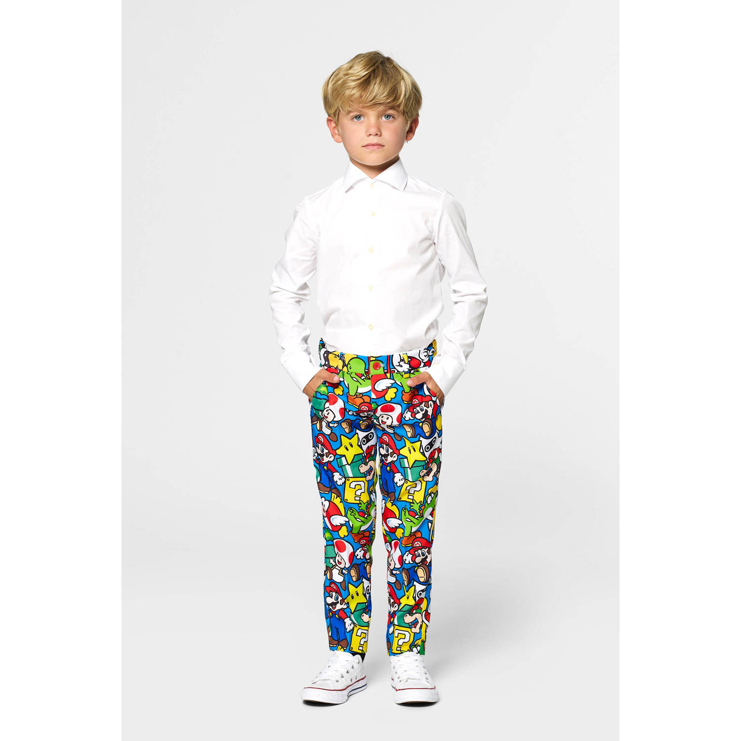 OppoSuits kostuum Super Mario™ met all over print multi