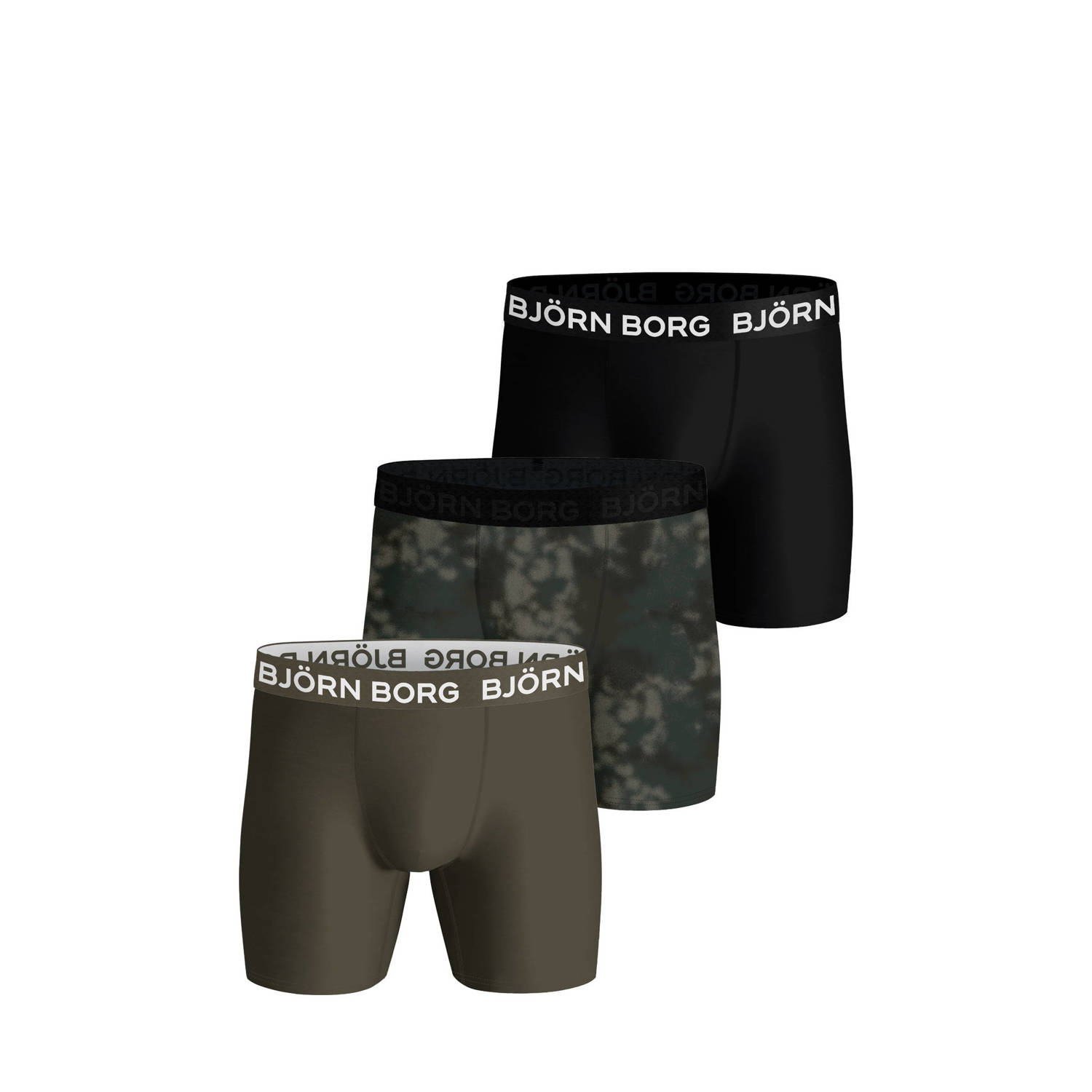 Björn Borg PERFORMANCE microfiber boxershort (set van 3)