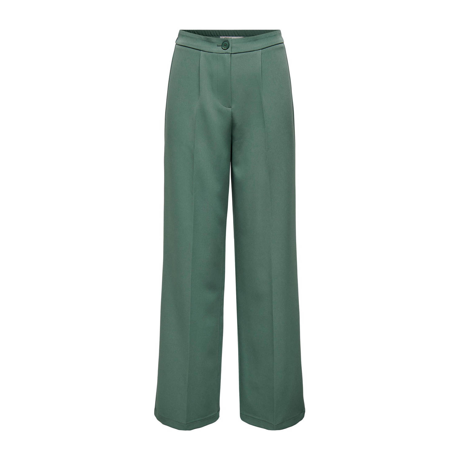 ONLY high waist wide leg pantalon ONLKIRA groen