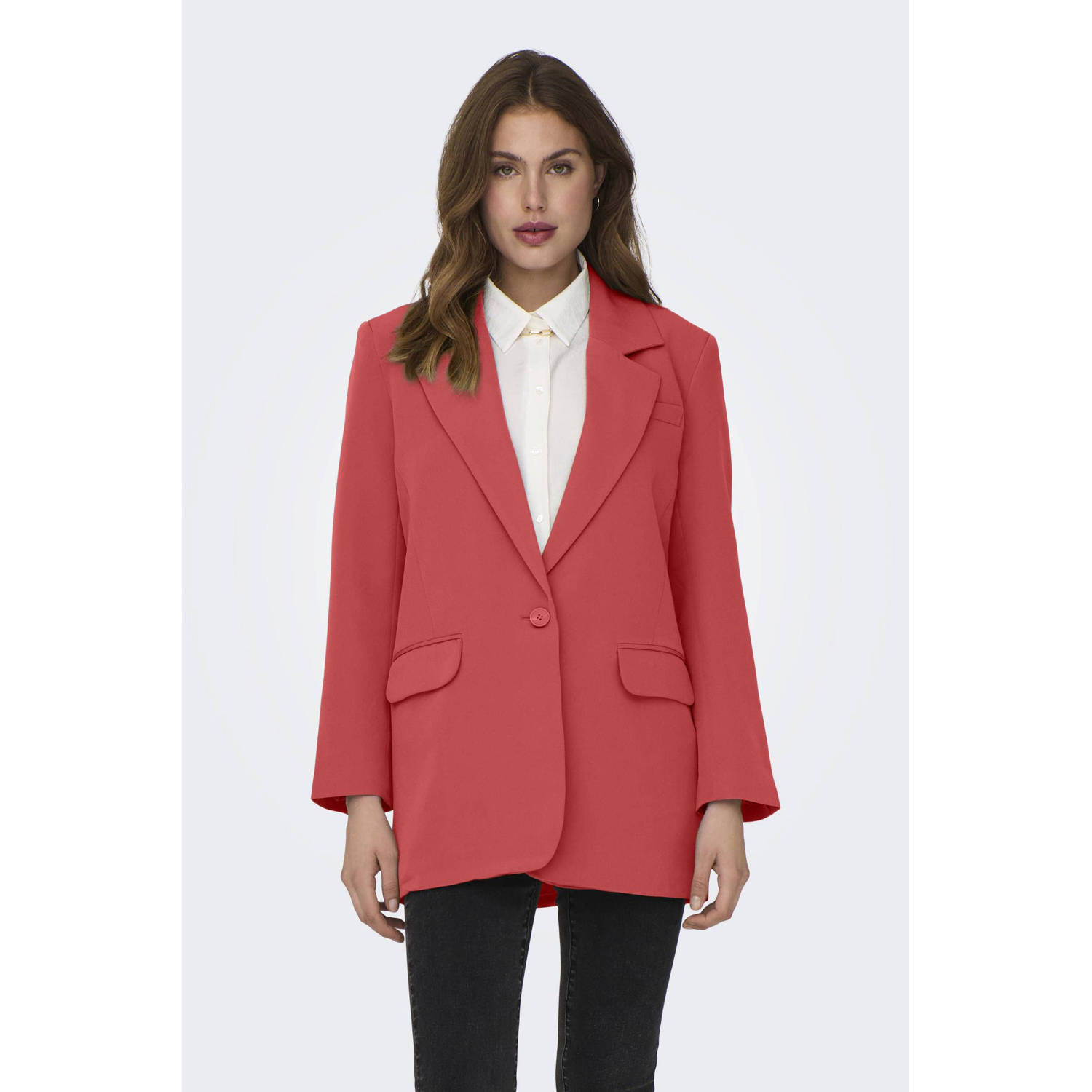 ONLY oversized blazer ONLLANA-BERRY rozerood