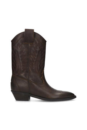   leren cowboylaarzen bruin
