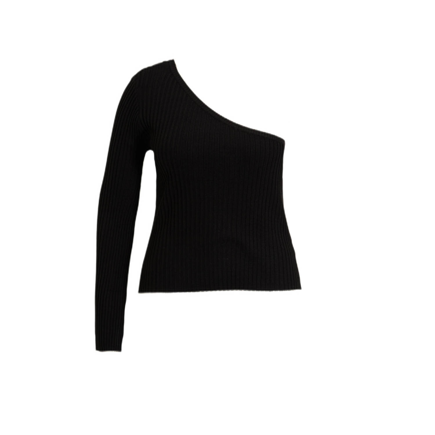 Urban Classics Curvy one shouldertrui zwart
