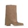 Sacha suède cowboylaarzen met flap beige