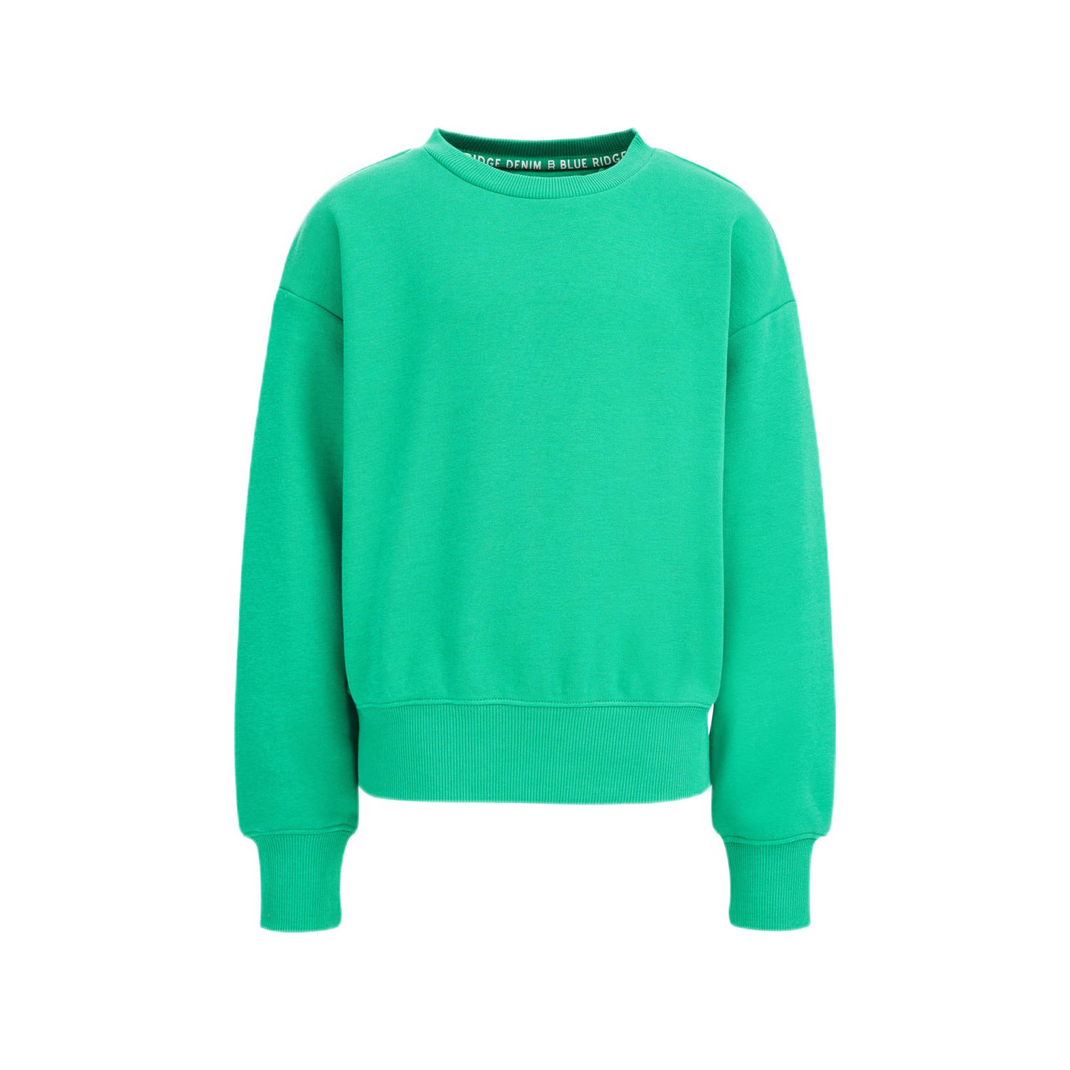 WE Fashion Blue Ridge sweater jade Groen 98 104 | Sweater van