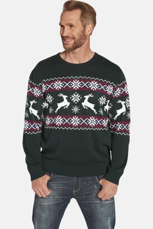 kersttrui TORE Plus Size donkergroen