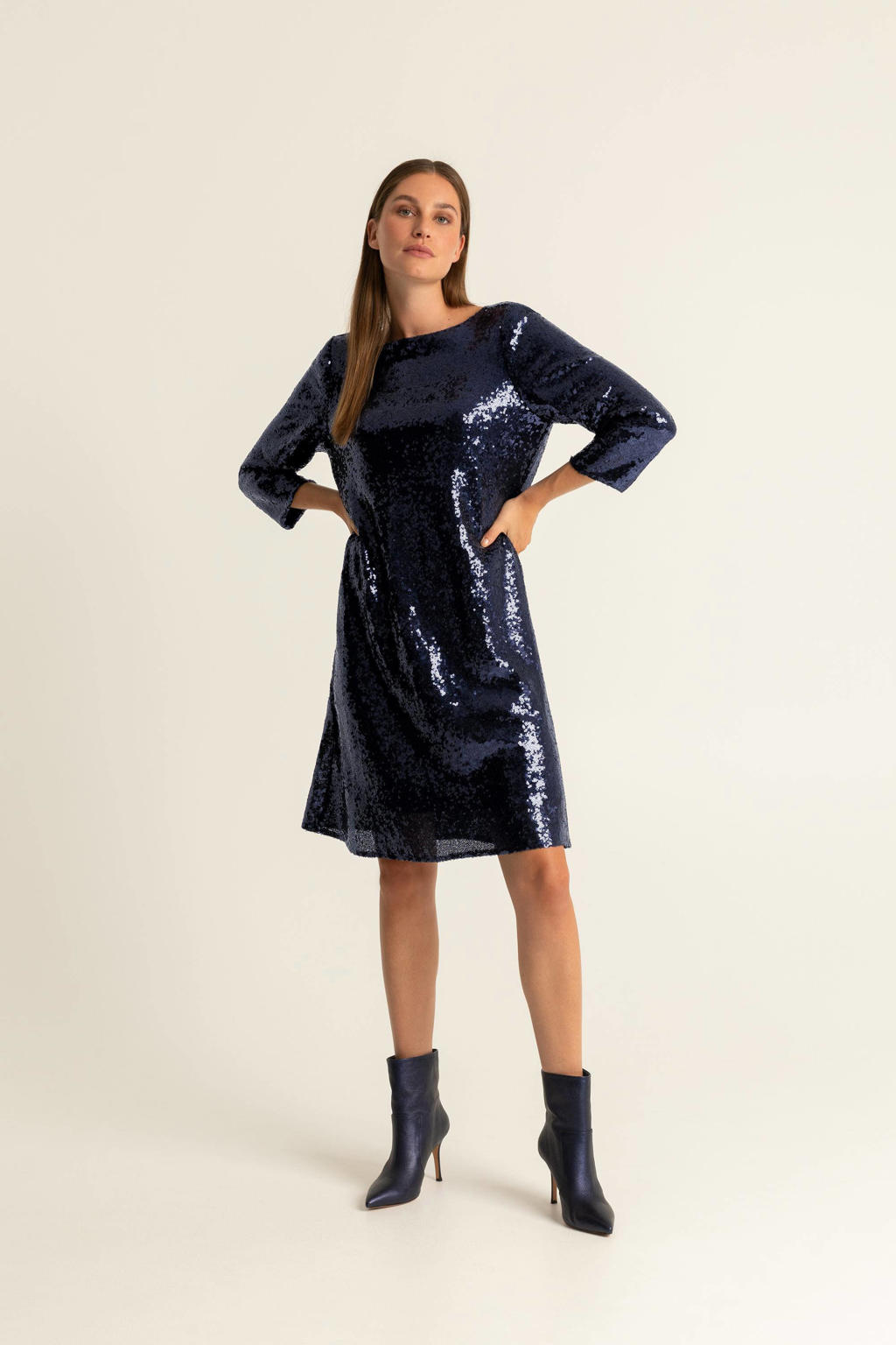 Shirt, sierplooien, A-lijn, V-hals, 3/4-mouwen, framboos | Ulla Popken Shirt, sierplooien, A-lijn, V-hals, 3/4-mouwen, framboos | Ulla Popken