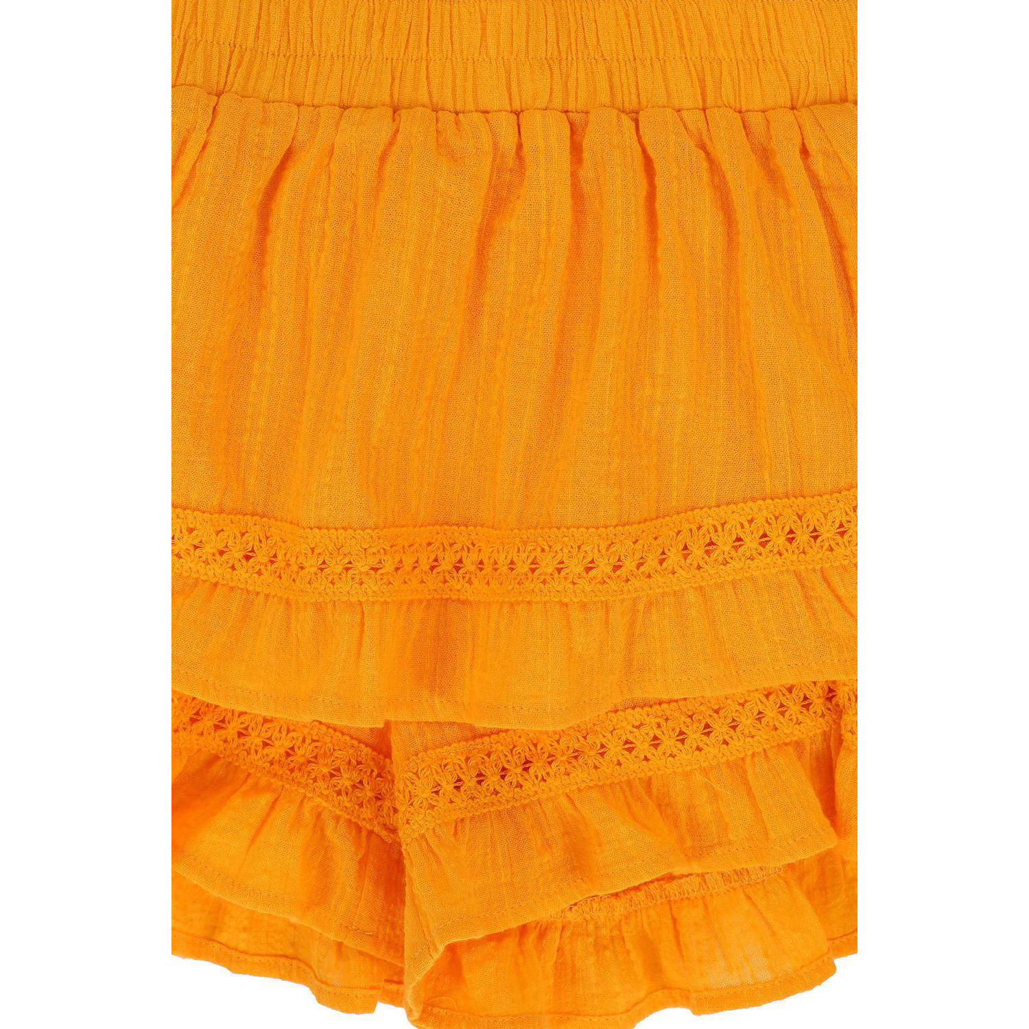LOOXS 10sixteen high waist casual short warmgeel