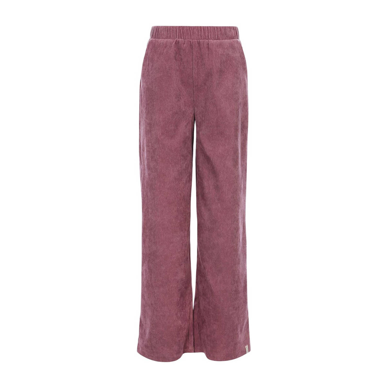 LOOXS little corduroy loose fit broek paars Effen 104