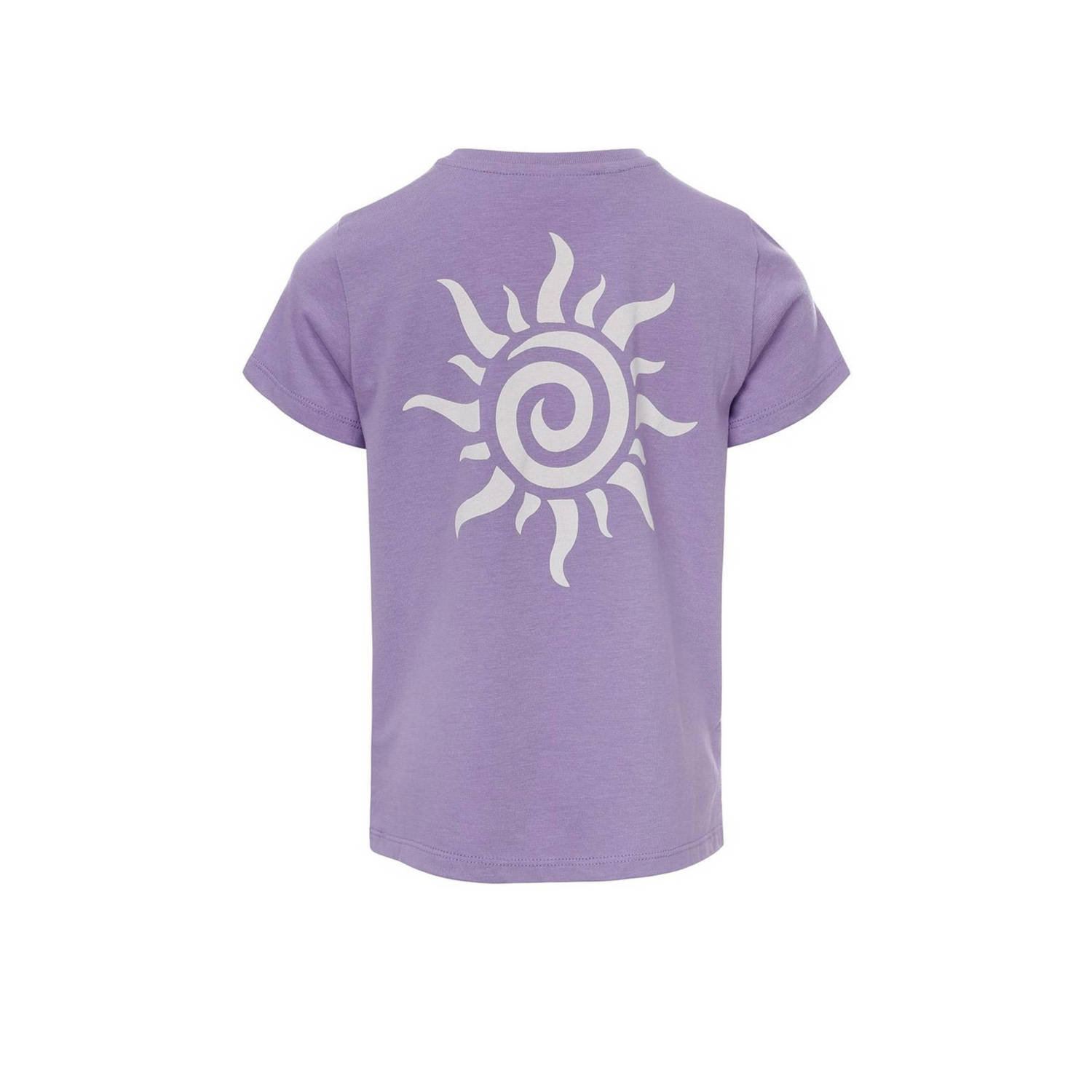 LOOXS 10sixteen T-shirt met backprint lila