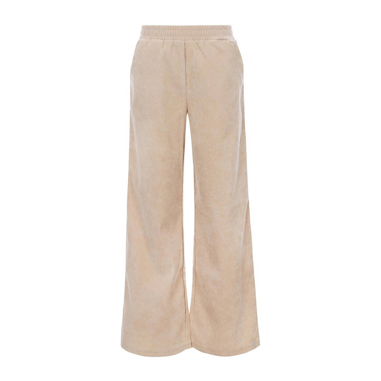 LOOXS little corduroy loose fit broek beige Effen 104