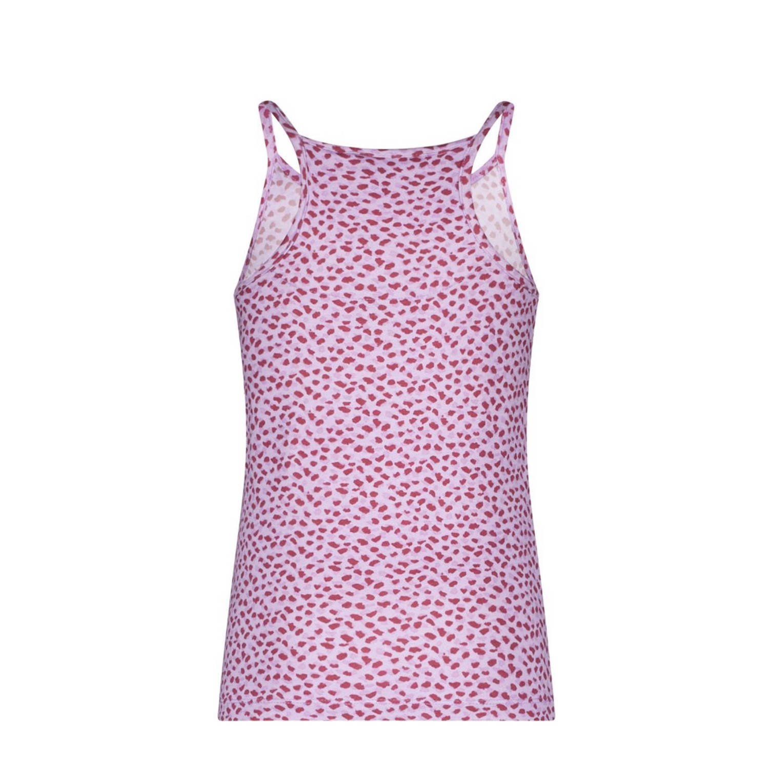 Like Flo singlet met all over print lila paars