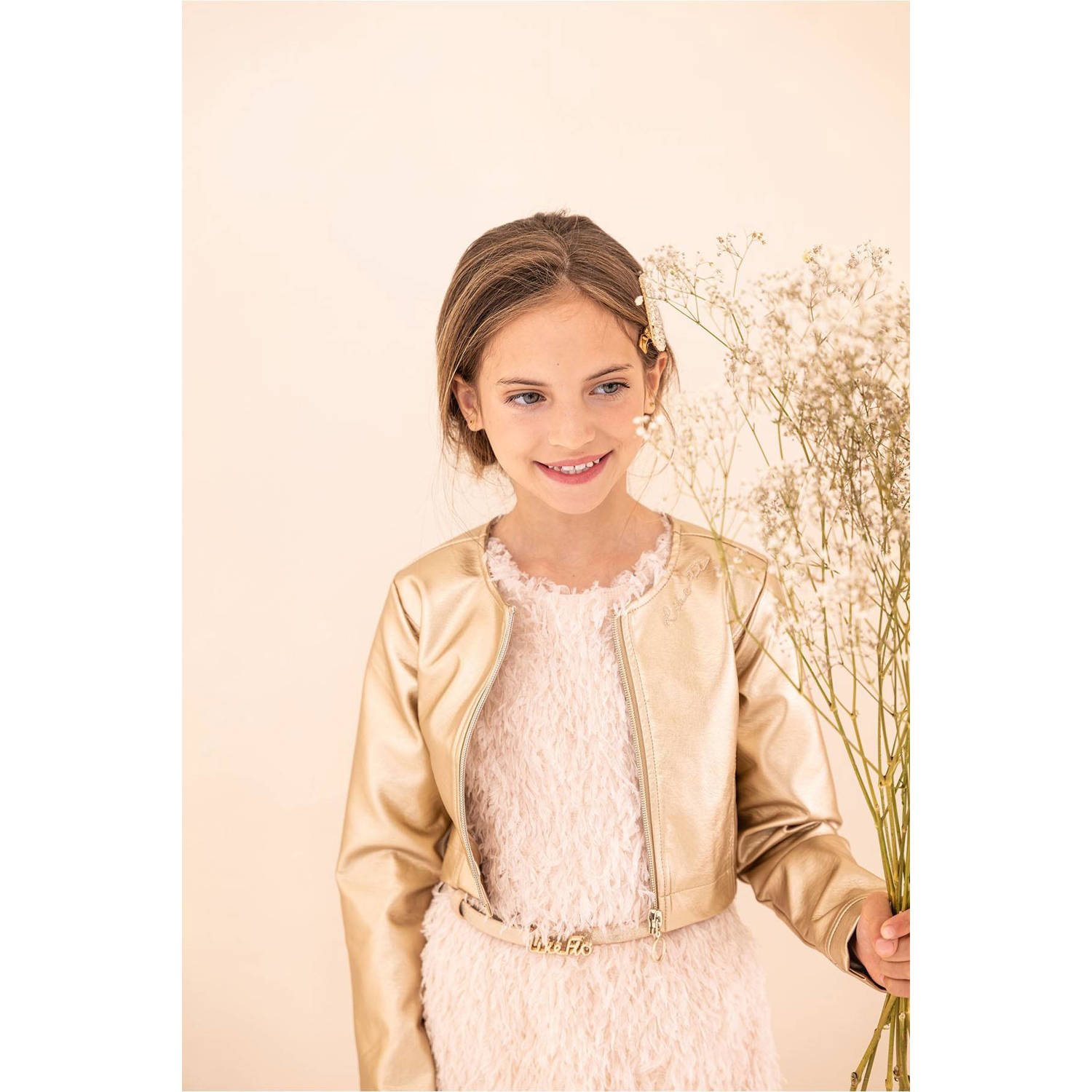 Like Flo metallic jasje goud