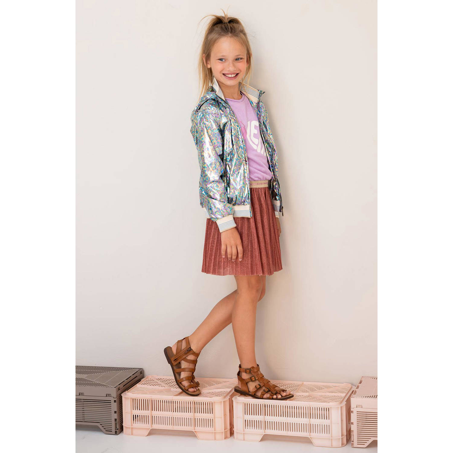 Like Flo zomerjas zilver blauw paars
