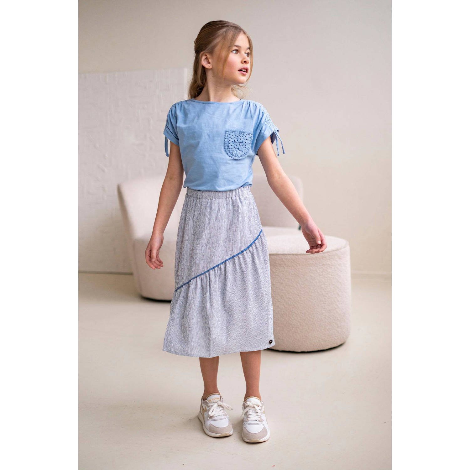 Like Flo T-shirt lichtblauw