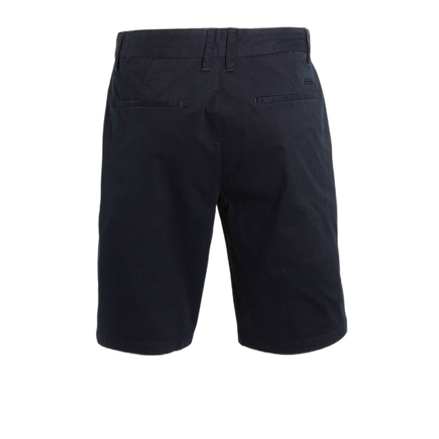 anytime chino short donkerblauw
