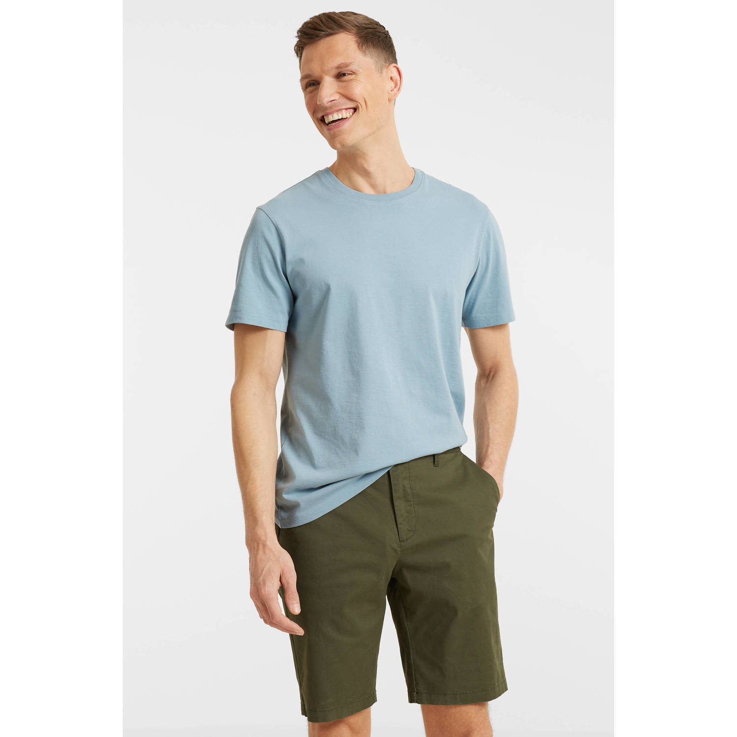 anytime chino short khaki