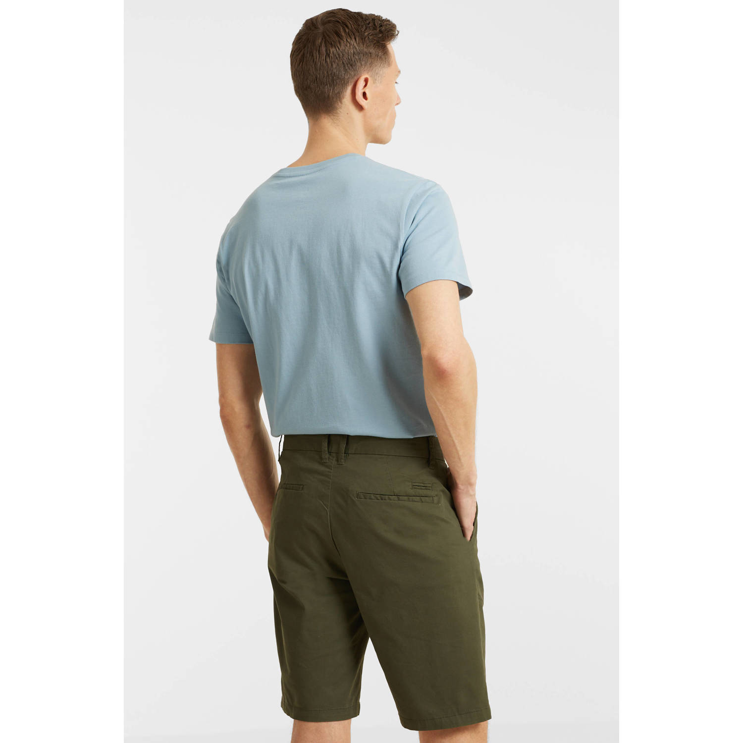 anytime chino short khaki