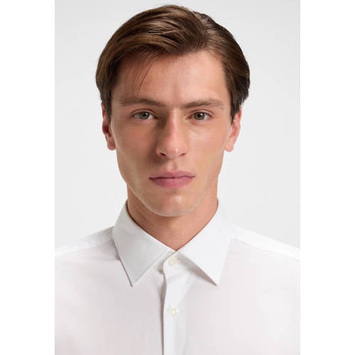 BOSS slim fit overhemd H-HANK white afbeelding