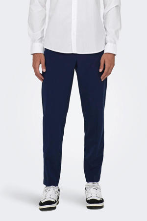 slim fit pantalon ONSEVE donkerblauw