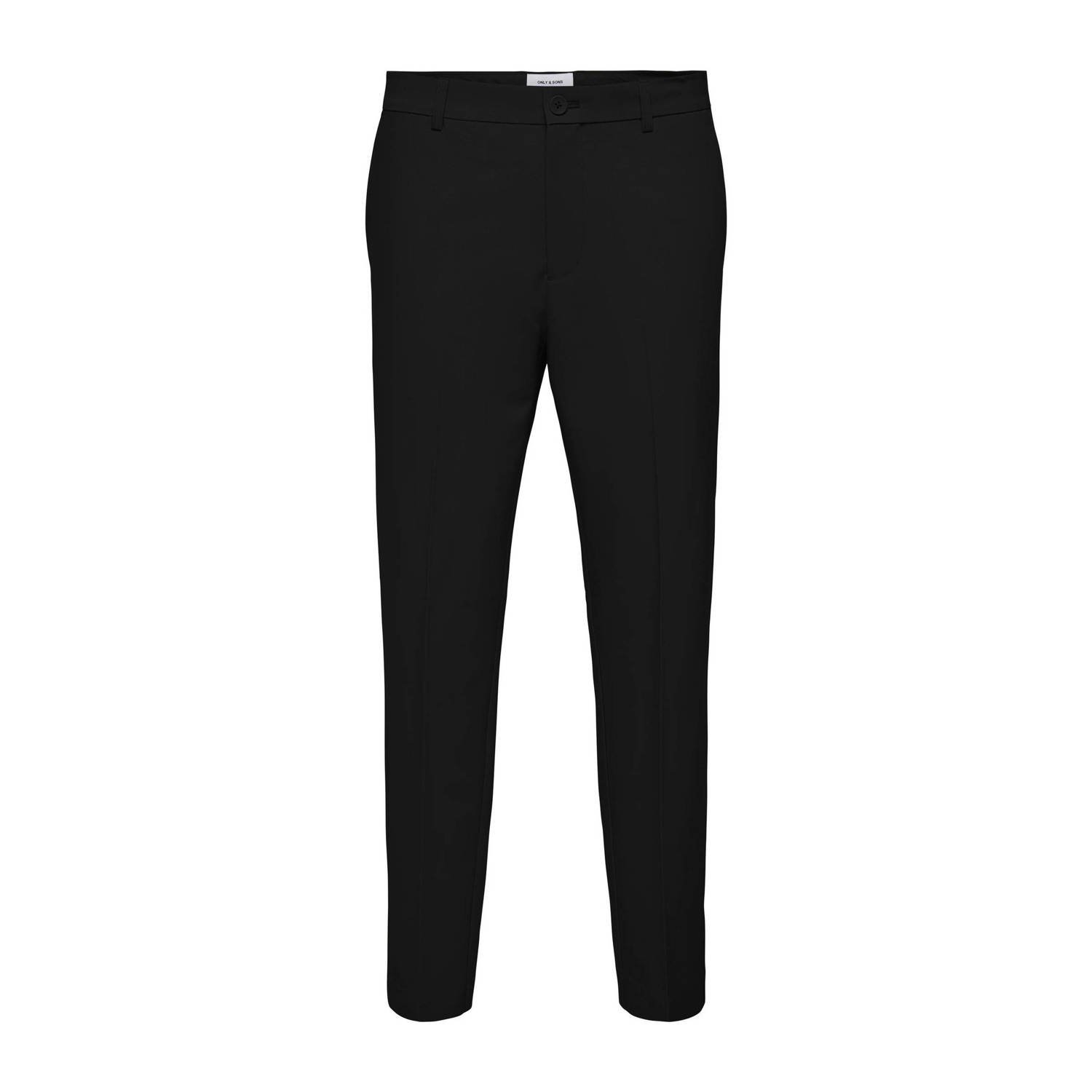 ONLY & SONS slim fit pantalon ONSEVE zwart