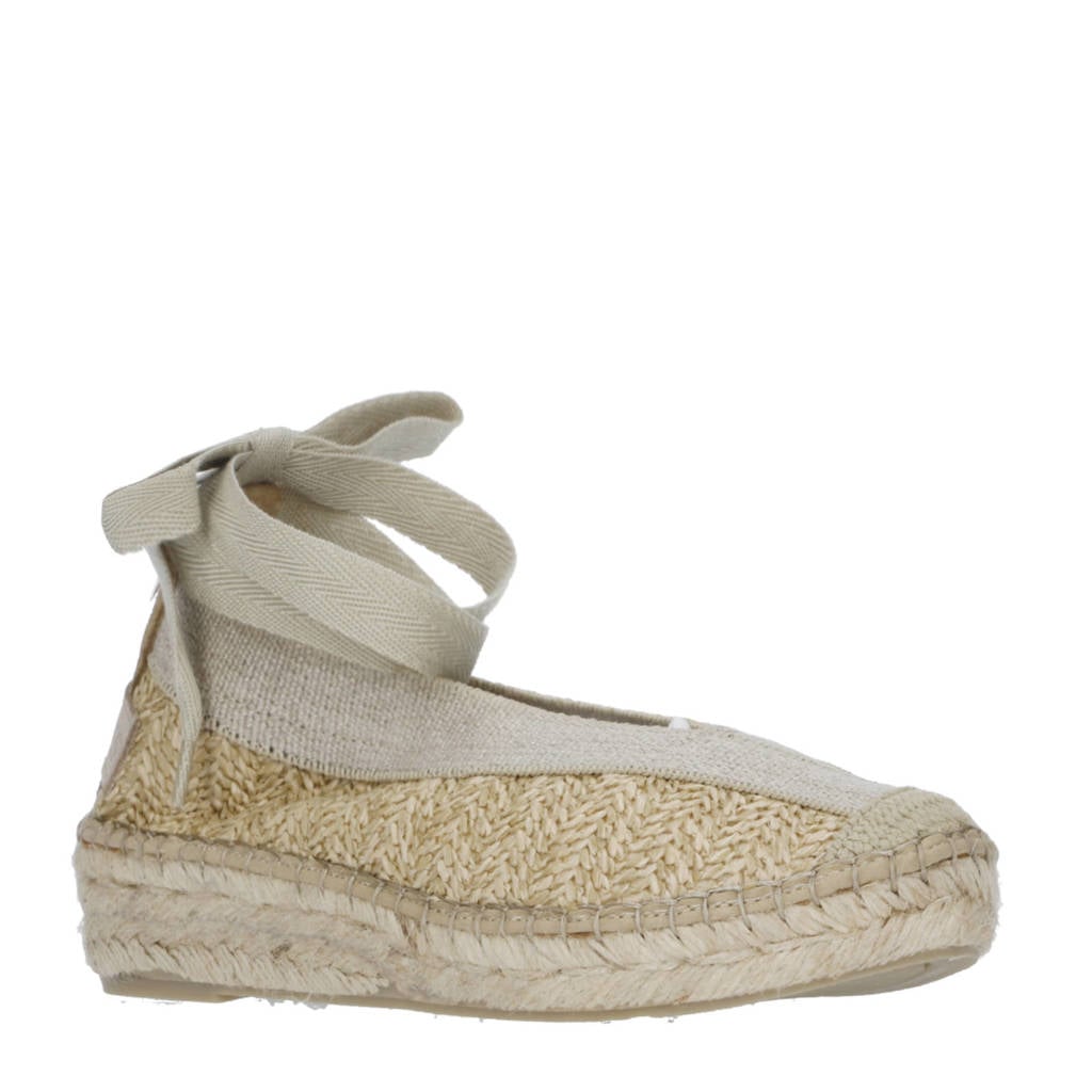 Shabbies Amsterdam Palma Kimono espadrilles zand wehkamp
