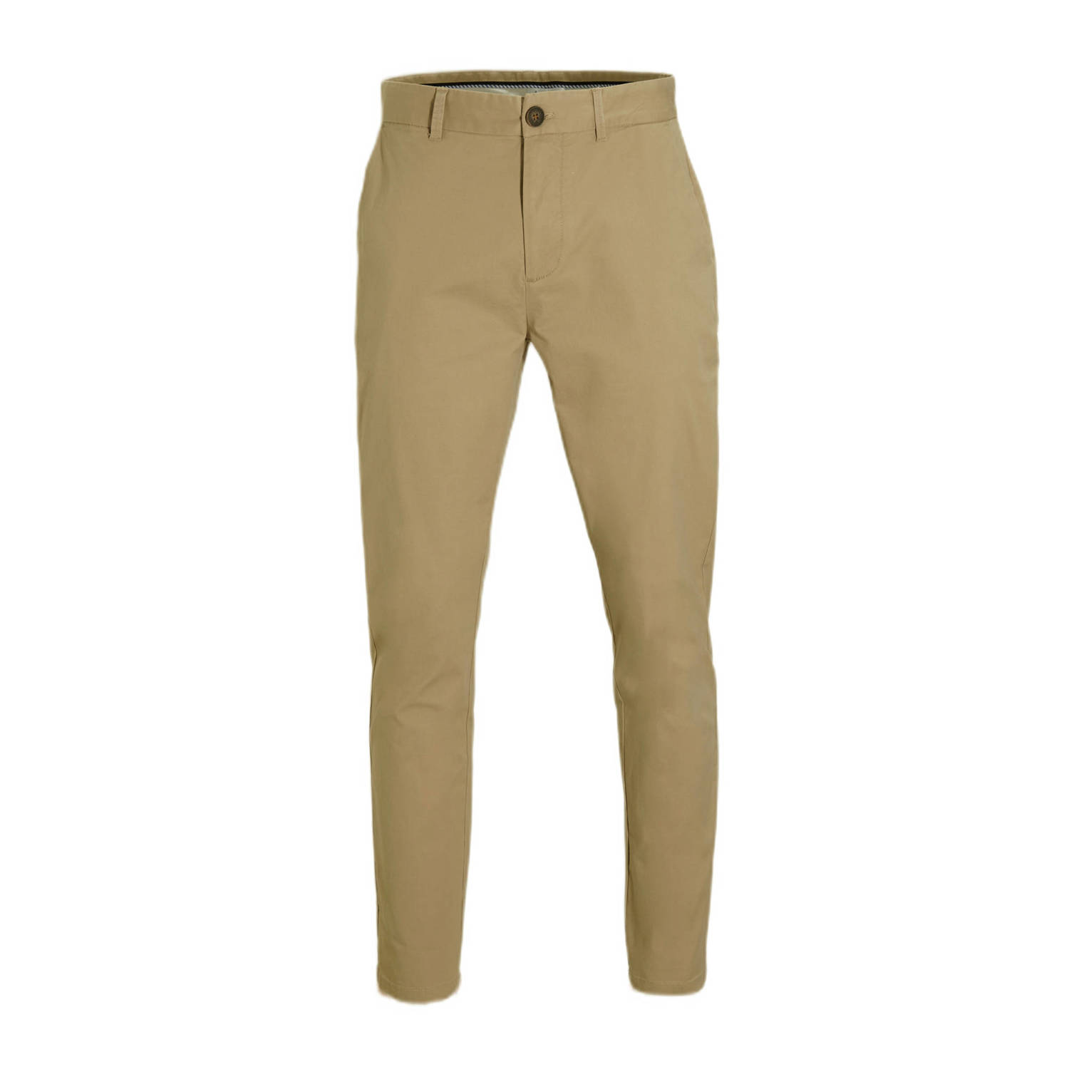 Anytime slim fit chino beige