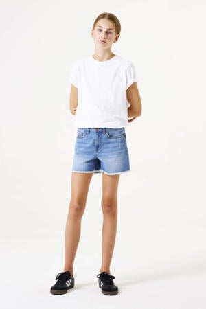 high waist slim fit denim short Rianna short medium used denim