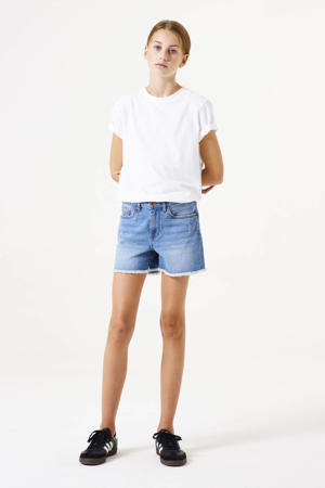 high waist slim fit denim short Rianna short medium used denim