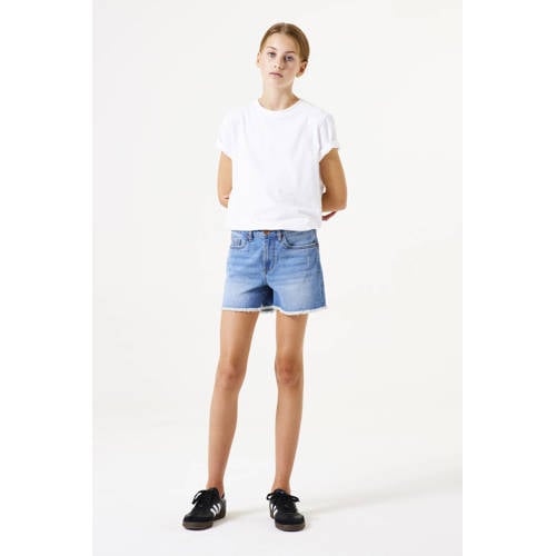 Garcia high waist slim fit denim short Rianna short medium used denim afbeelding