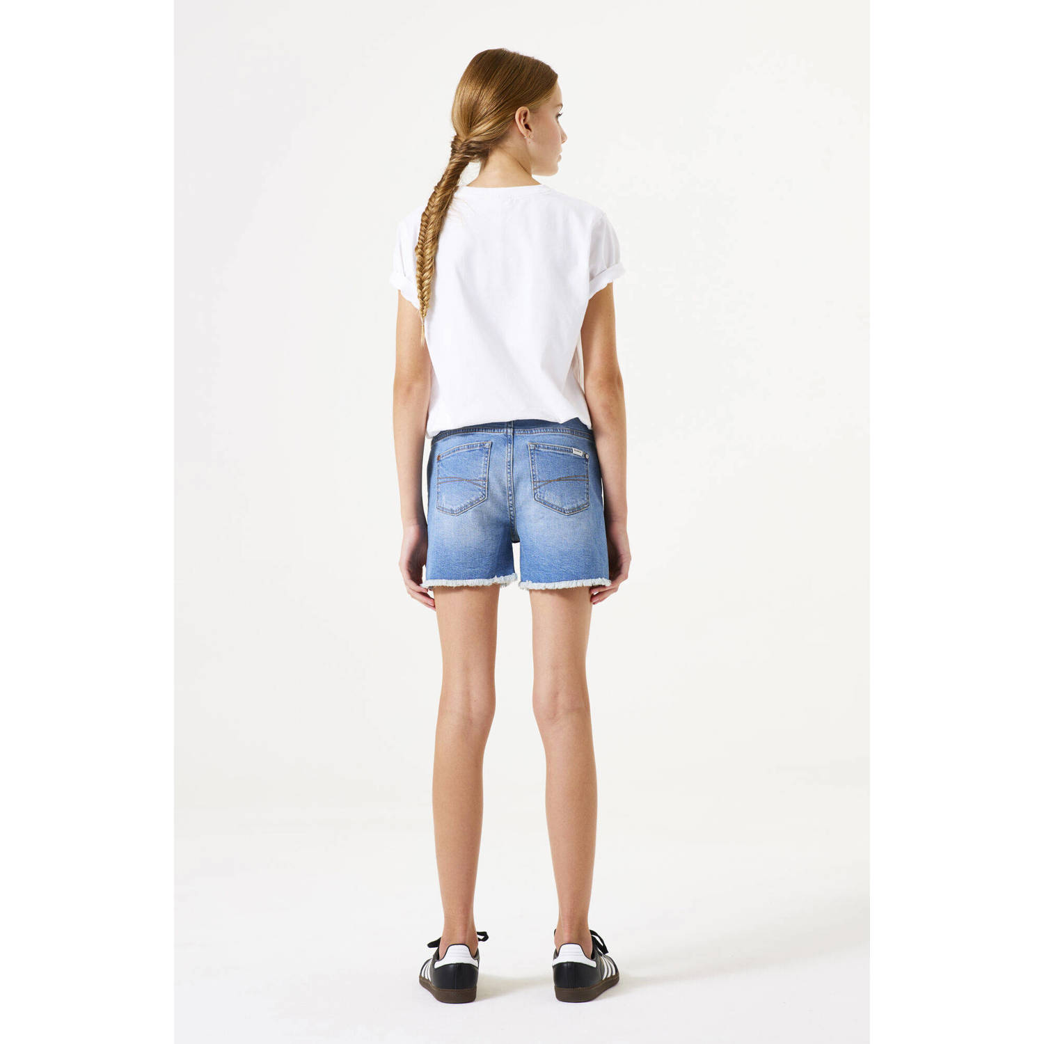Garcia high waist slim fit denim short Rianna short medium used denim