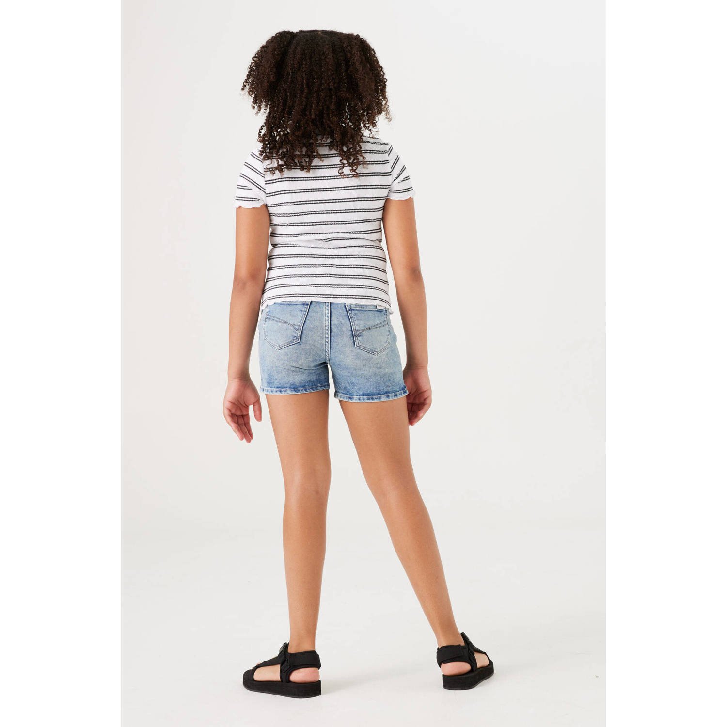 Garcia high waist slim fit denim short Rianna short medium used denim