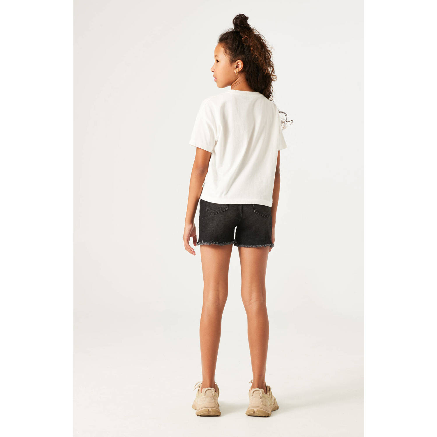 Garcia high waist slim fit denim short Rianna short dark used denim