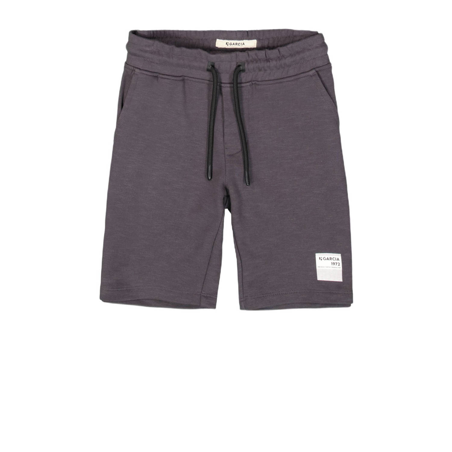 Garcia sweatshort donkergrijs Korte broek Effen 134