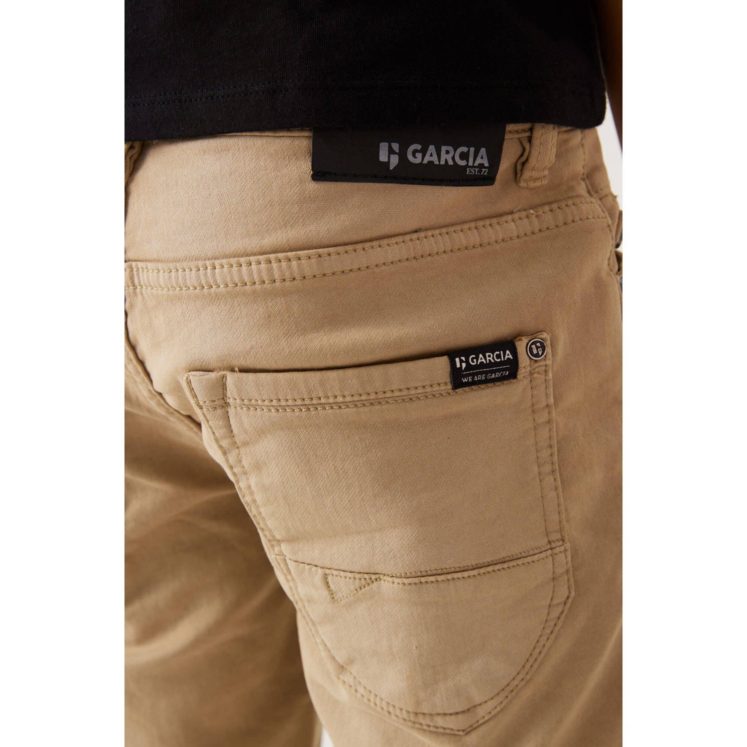 Garcia regular fit casual short Lazlo short kaki